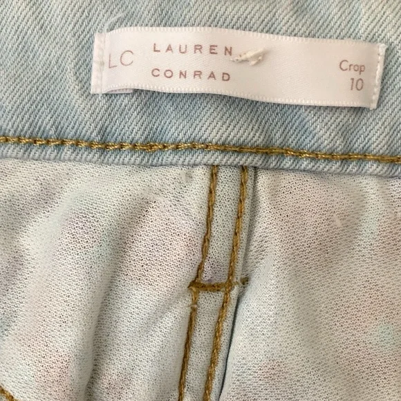 NWT LC Lauren Conrad Super High Rose crop - Picture 8 of 9